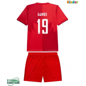 Kanada Alphonso Davies #19 Replik Heimtrikot Kinder WM 2026 Kurzarm (+ Kurze Hosen)